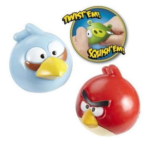 Lot de 2 Angry birds anti-stress