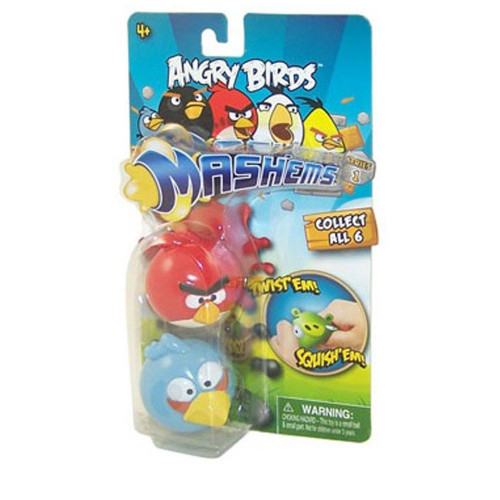 Lot de 2 Angry birds anti-stress