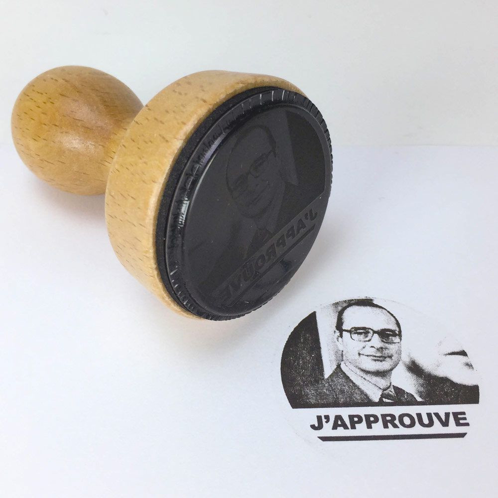 Tampon "J'approuve" par Jacques Chirac