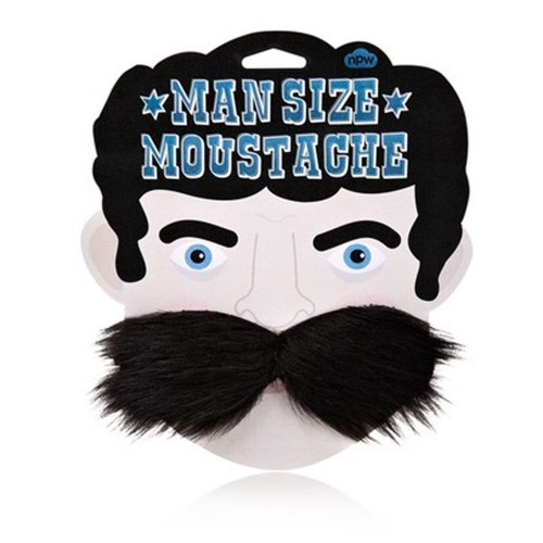 Grosse moustache noire