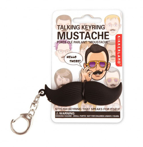 Porte-clés Moustache parlante