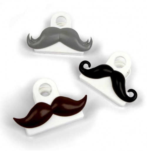 Pince à sachet Moustache x 3