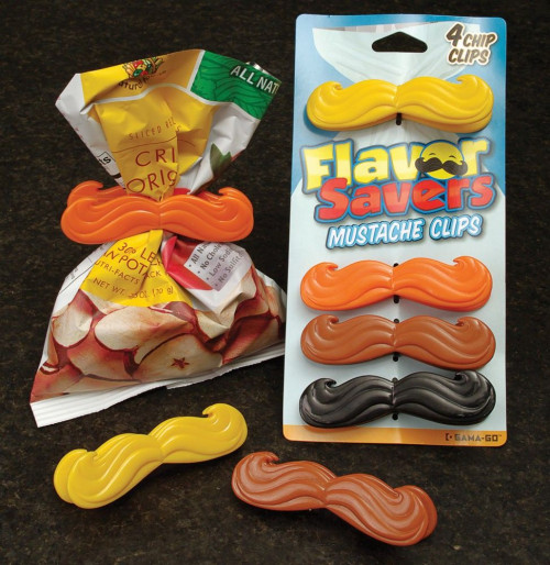 Clips Moustache x 4
