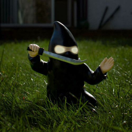 Nain de jardin solaire Ninja