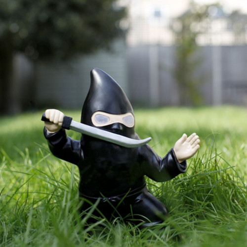 Nain de jardin solaire Ninja