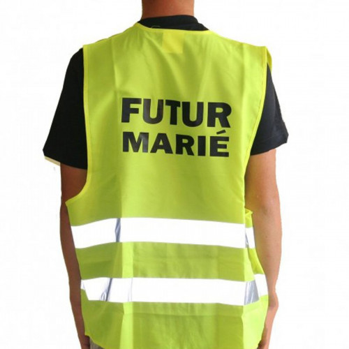 Gilet fluo Futur marié