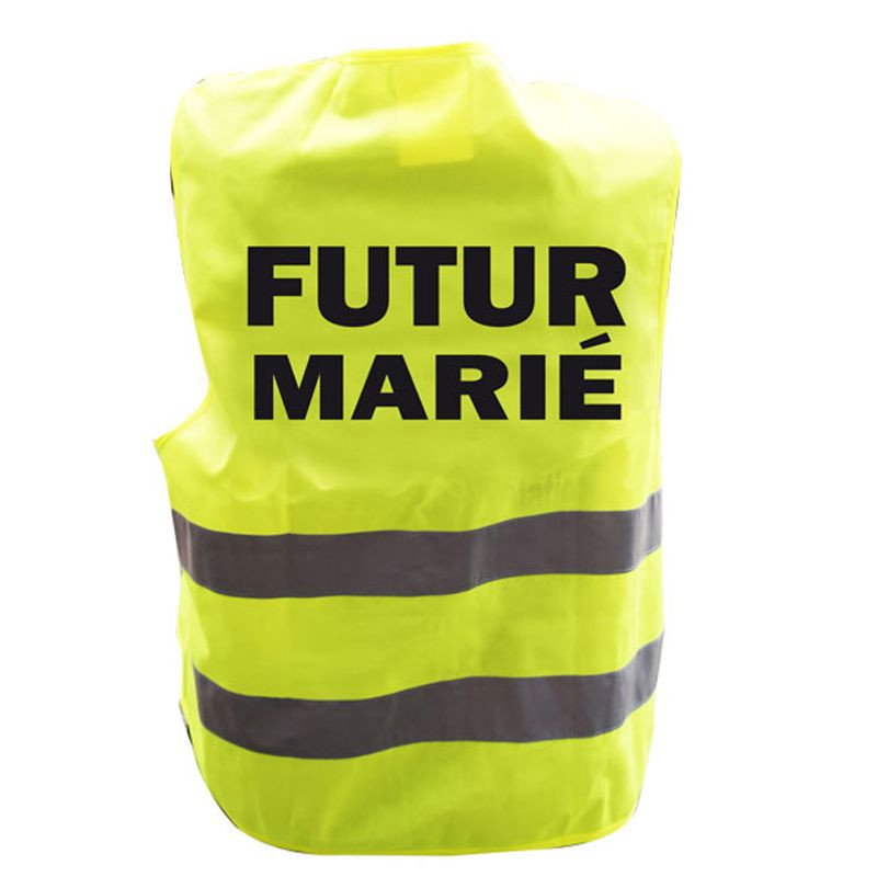 Gilet fluo Futur marié