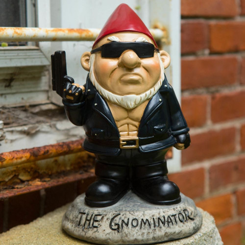 Gnominator, le nain de jardin Terminator