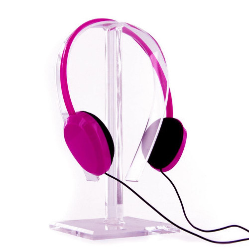 Casque audio avec limiteur de son Rose