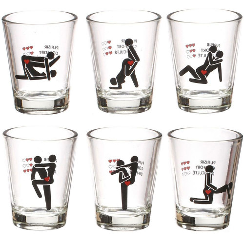 Verres shooter kamasutra design