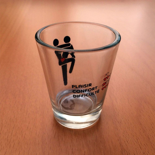 Verres shooter kamasutra design