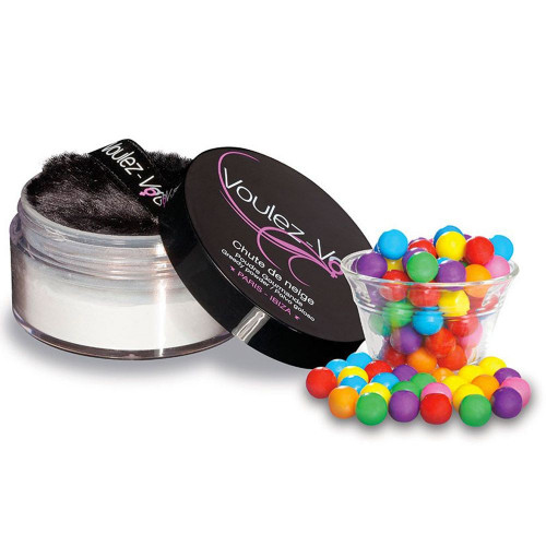 Poudre gourmande chute de neige Bubble Gum