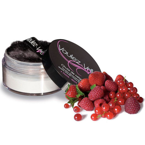 Poudre gourmande chute de neige Fruits rouges