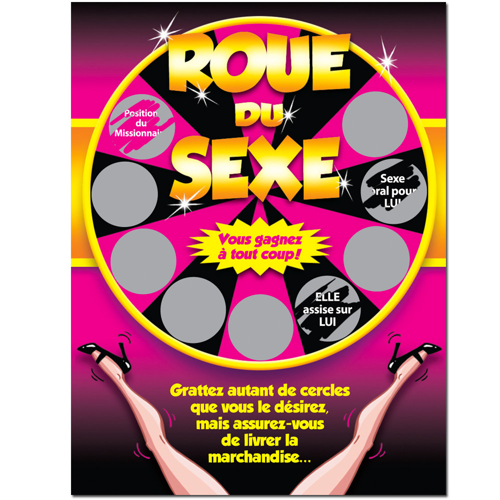 Bon à gratter Roue du sexe