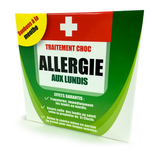 Médicament Allergie aux lundis