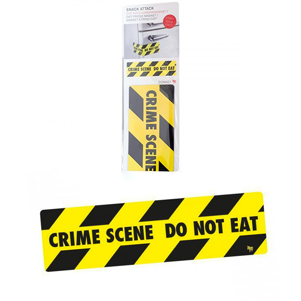 Magnet frigo régime scène de crime