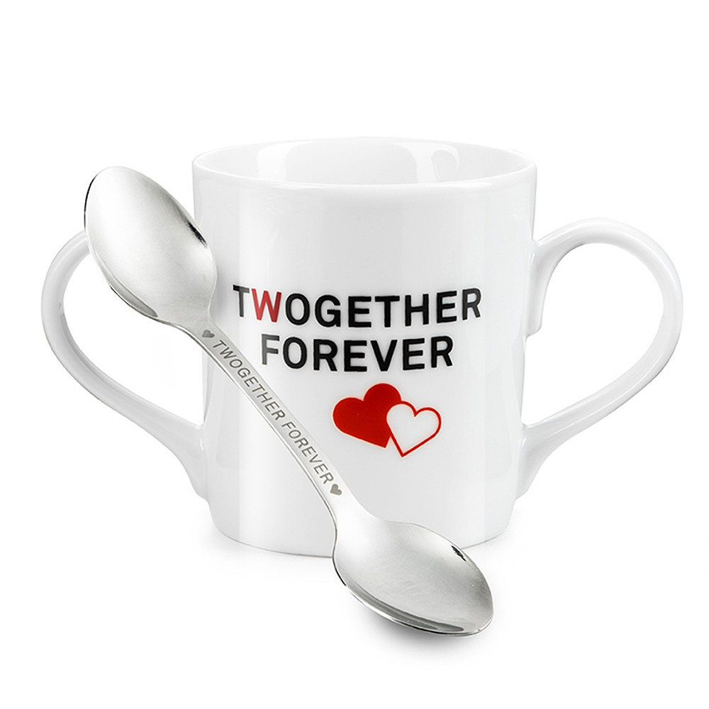 Mug Twogether et sa cuillère duo