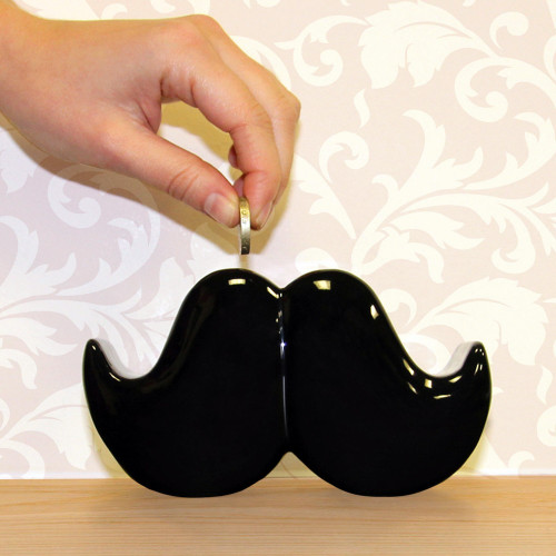 Tirelire Moustache Design