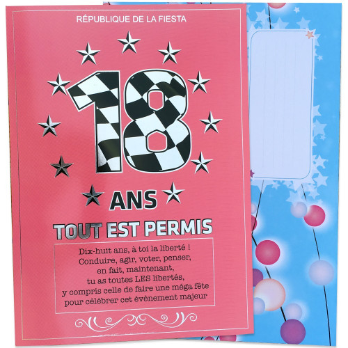 Carte maxi 18 ans PERMIS