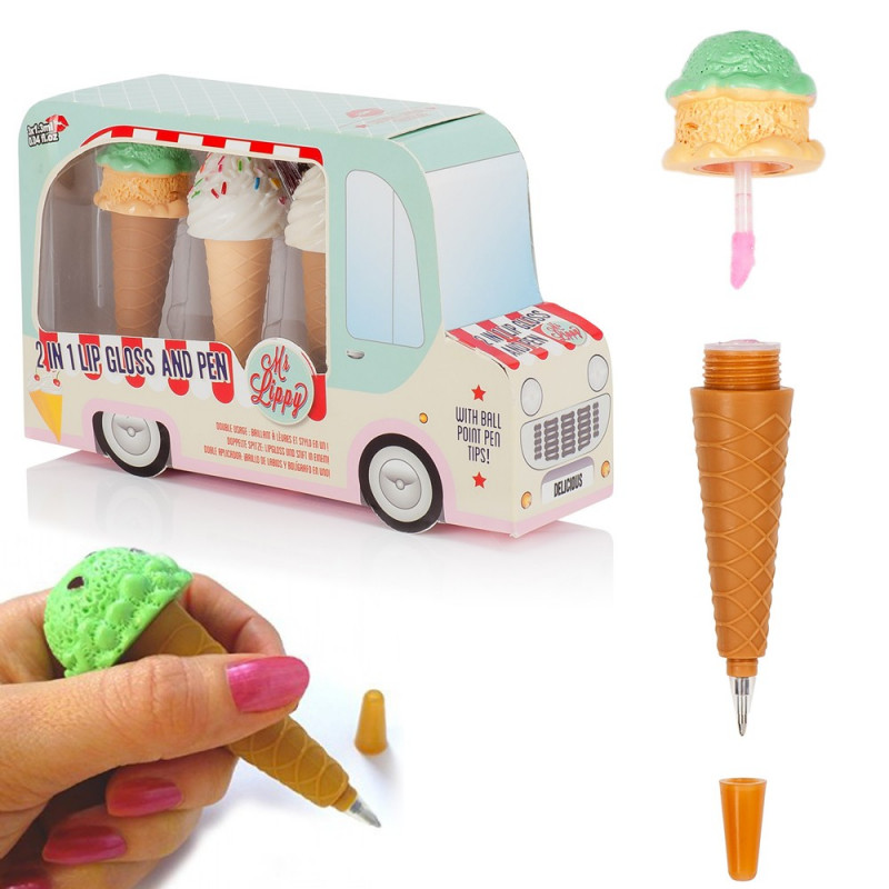 Coffret camion de glaces gloss et stylos