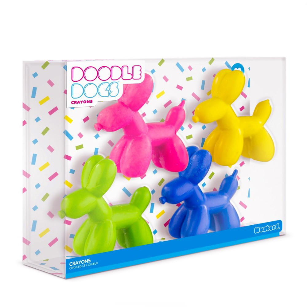 4 Crayons de couleur Balloon Dog 4 Crayons de couleur Balloon Dog