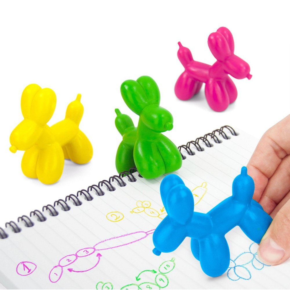 4 Crayons de couleur Balloon Dog 4 Crayons de couleur Balloon Dog