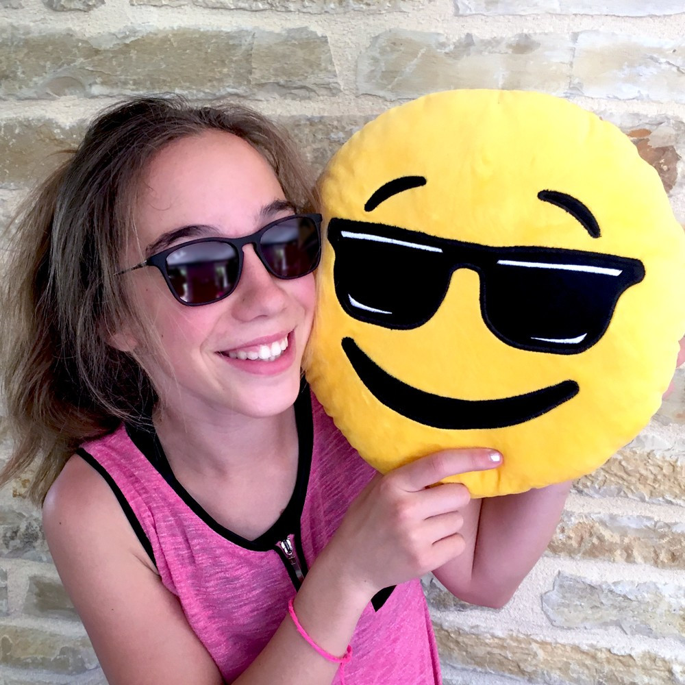 Coussin Emoji Cool