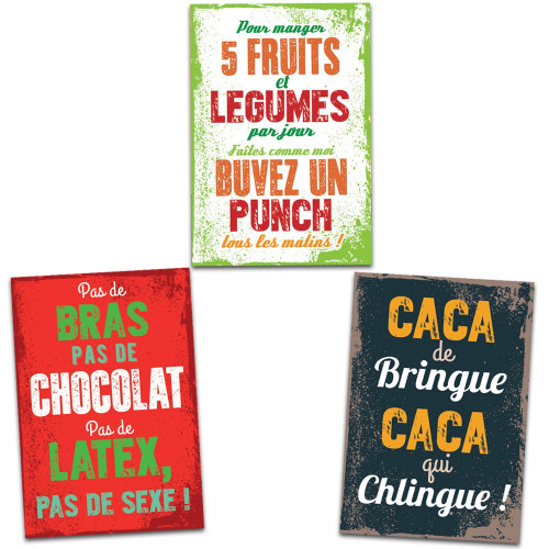 Magnets humour Bon vivant