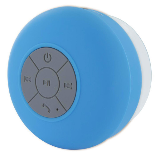 Enceinte de douche bluetooth Bleue