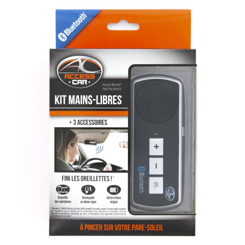 Kit mains-libres bluetooth pince pare-soleil