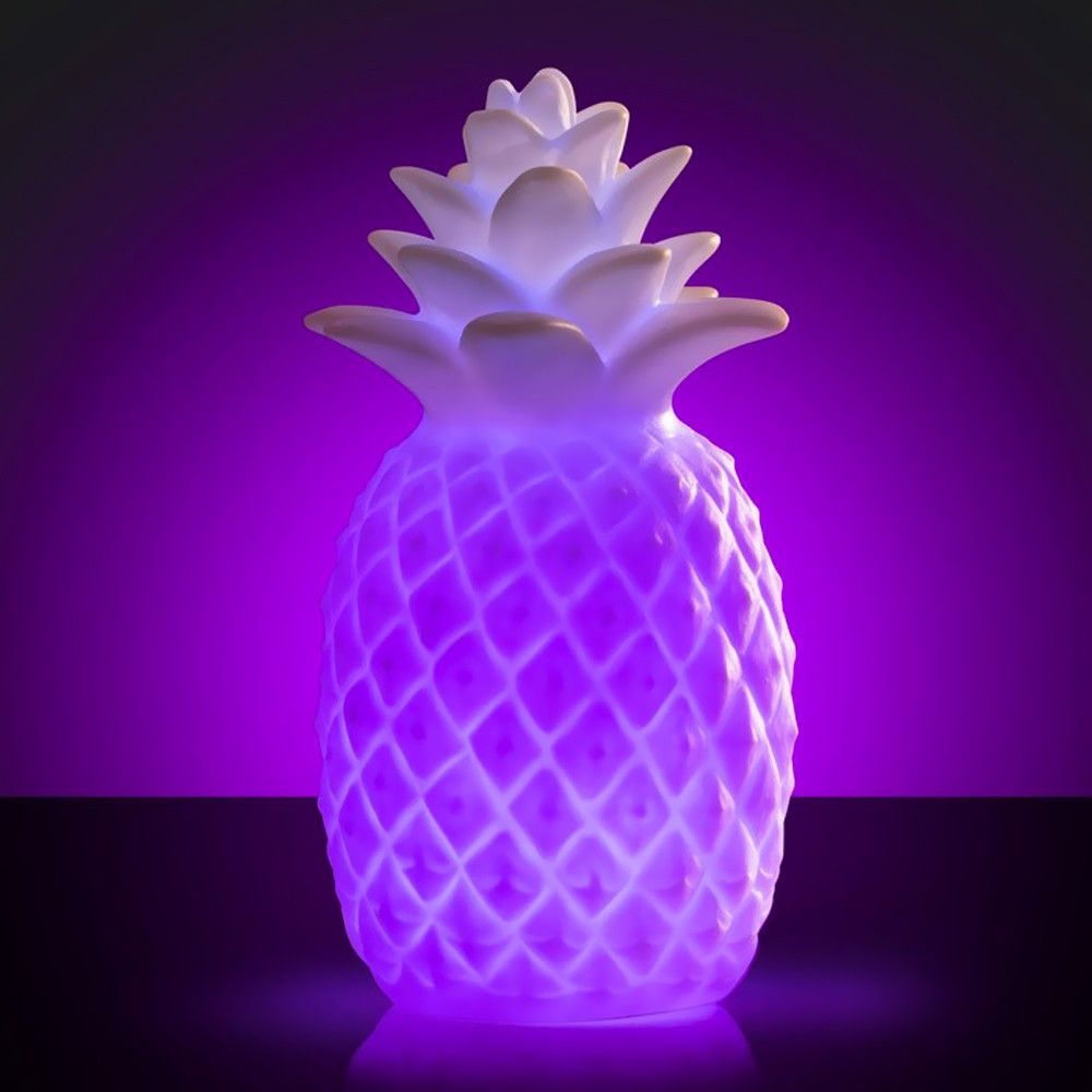 Lampe Ananas LED couleurs changeantes 18,5 cm