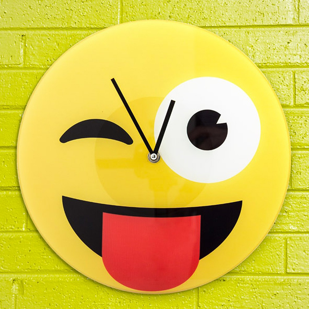 Horloge Emoji Espiègle