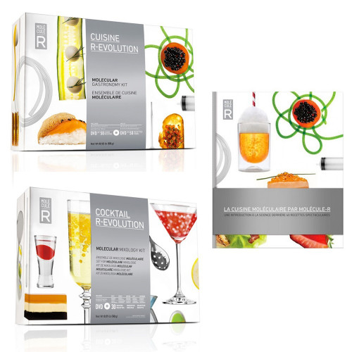 Kit cocktail + cuisine moléculaire + livre gratuit