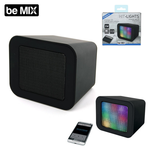 Enceinte cube bluetooth Led