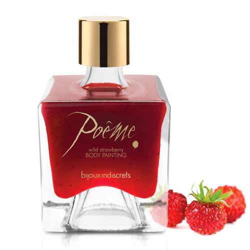 Poême, Peinture de corps Fraise sauvage