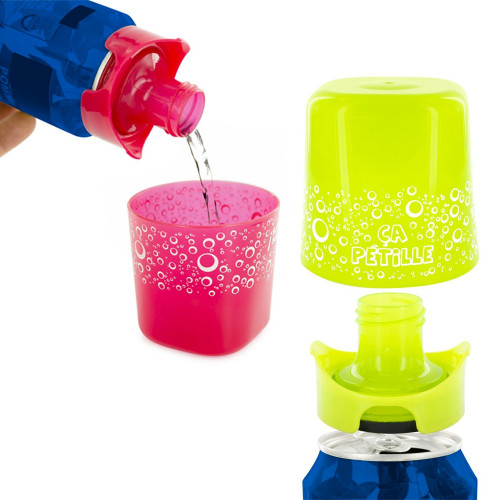 Bouchon canette 2 en 1