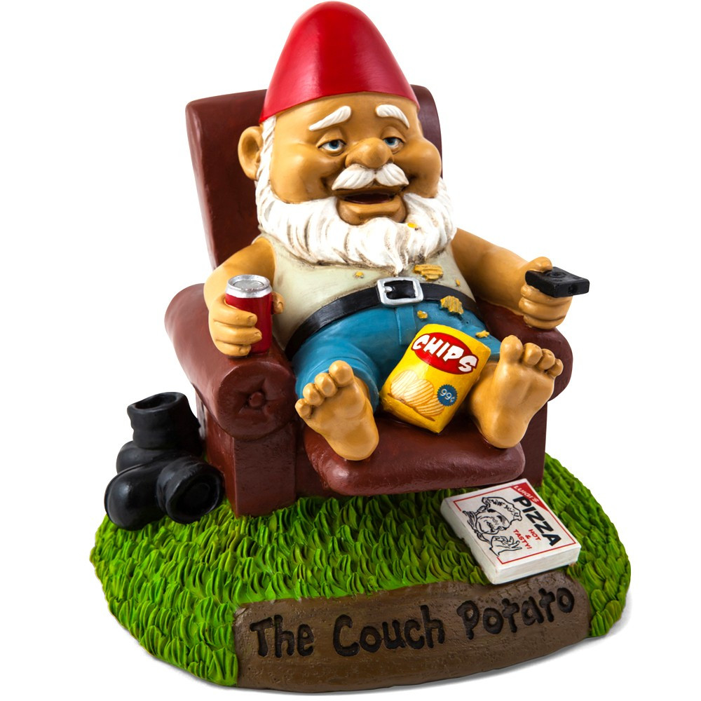 Nain de jardin Couch Potato