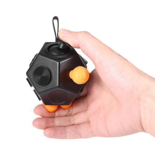 Fidget cube 12 faces, gadget anti-stress