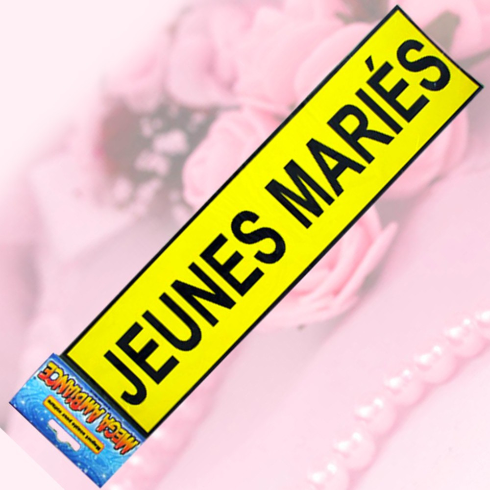 Plaque magnétique Jeunes Mariés