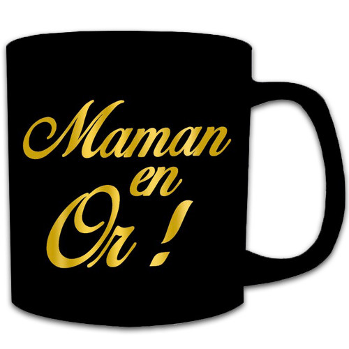 Mug géant Maman en Or