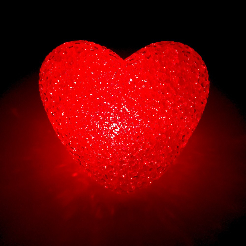 Coeur led couleur changeante