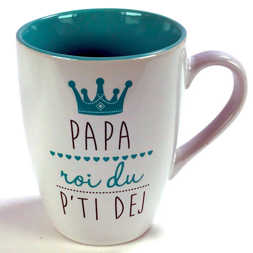 Coffret mugs Papa roi et Maman reine