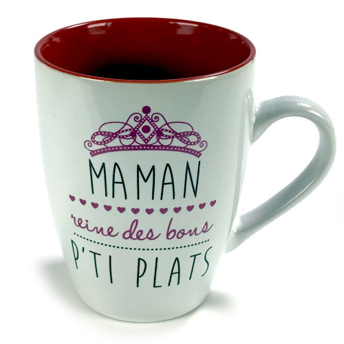 Coffret mugs Papa roi et Maman reine