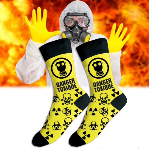 Chaussettes Danger Toxique