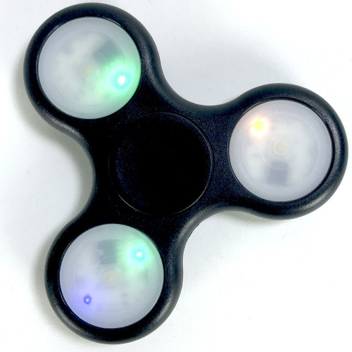 Hand spinner lumineux, gadget anti-stress Led