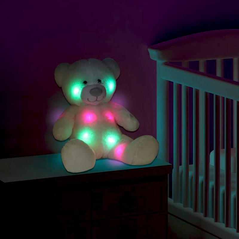 Ours en peluche lumineux