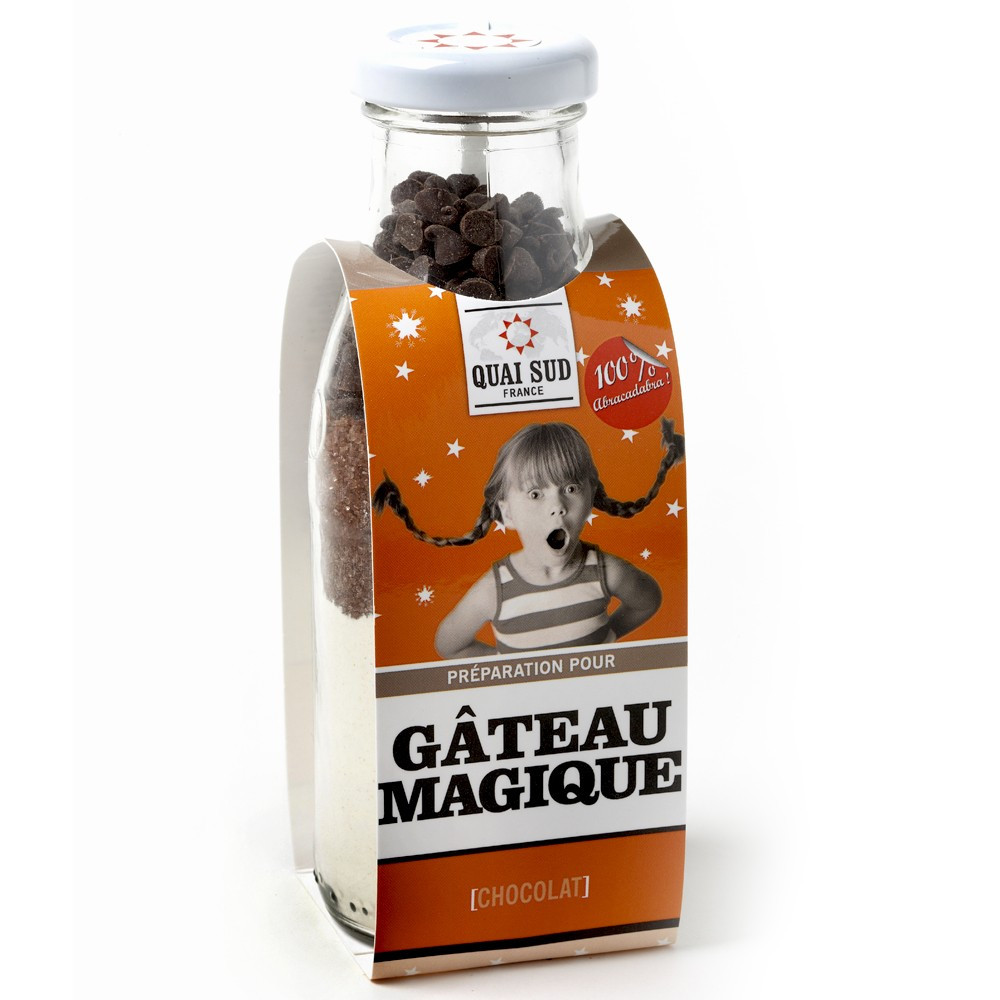 Préparation pour gâteau magique au chocolat