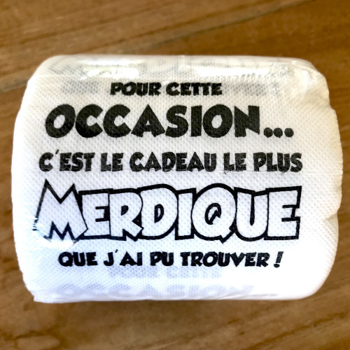 Papier toilette, cadeau merdique