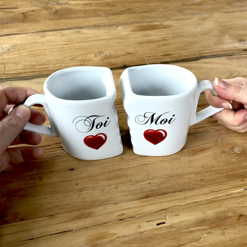 Coffret duo mugs Toi et Moi