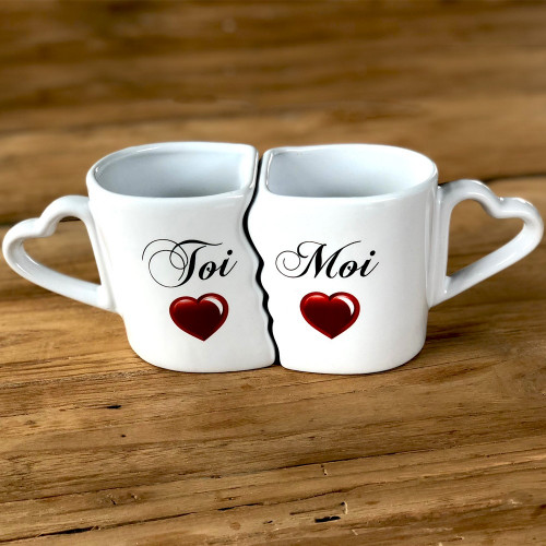 Coffret duo mugs Toi et Moi